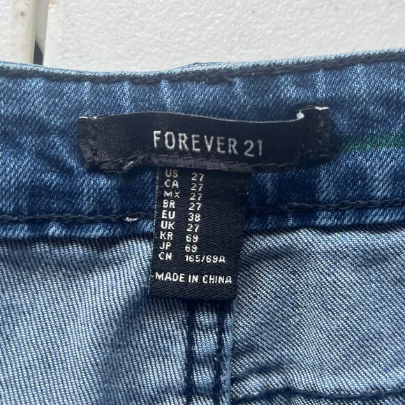 Forever 21 Indigo Skinny Jean Size 27 - Picture 3 of 11